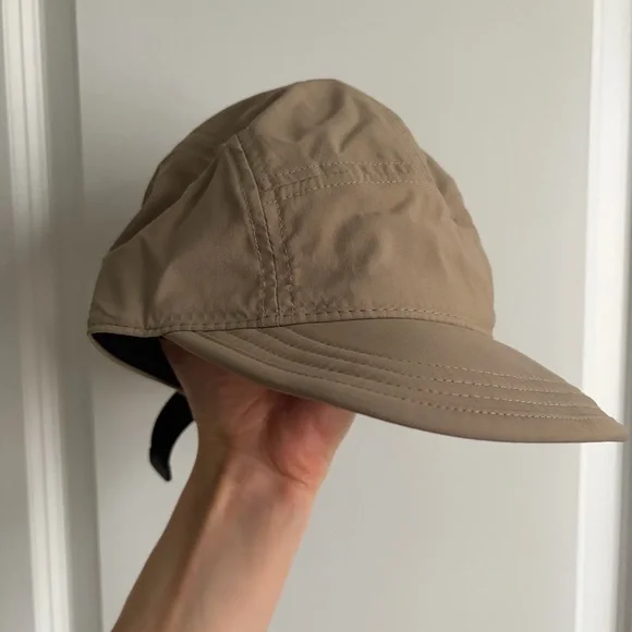2 (Navy + Tan) Packable Hats from MEC - Picture 7 of 9